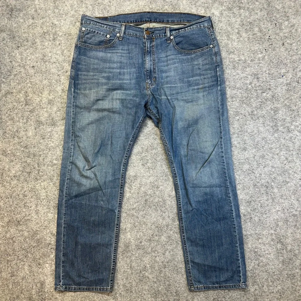Lot of 3 Levi's 505 Straight Jeans Men's 38x30 Blue Denim Work Pants Bundle
